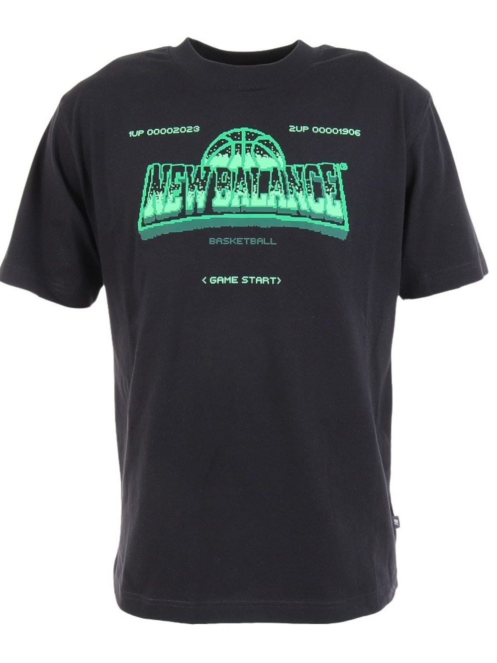 New Balance Hoops Gamer Pack T-shirt Small black Green video game basketball
